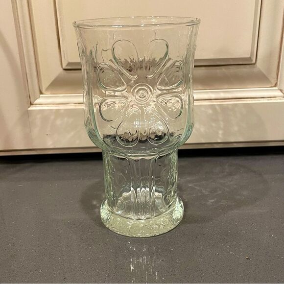 Vintage Libbey Clear Country Garden Daisy Juice Glass - Picture 1 of 9
